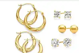 JC Penney 5-pr. earring set offer