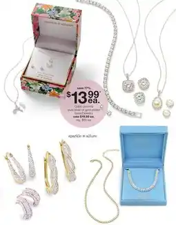JC Penney Cubic zirconia pure silver or gold-plated boxed jewelry offer