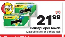 Weis Markets Bounty Paper Towels offer
