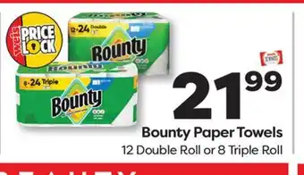 Weis Markets Bounty Paper Towels offer