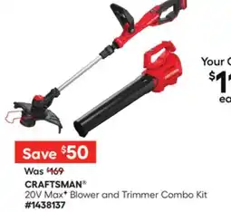 Lowe's 20V Max✦ Blower and Trimmer Combo Kit offer