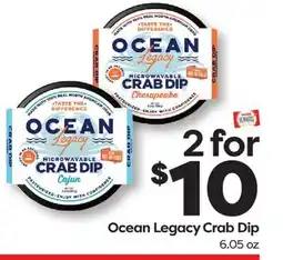 Weis Markets Ocean Legacy Crab Dip offer