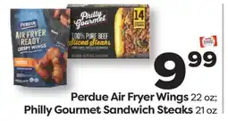 Weis Markets Perdue Air Fryer Wings 22 oz Philly Gourmet Sandwich Steaks 21 oz offer