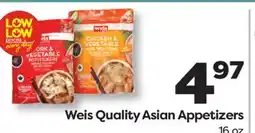 Weis Markets Weis Quality Asian Appetizers offer