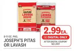 Kings Food Markets JOSEPH'S PITAS OR LAVASH offer