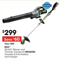 Lowe's 56-VoltG Blower and Trimmer Combo kit offer