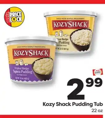 Weis Markets Kozy Shack Pudding Tub offer