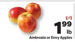 Weis Markets Ambrosia or Envy Apples offer
