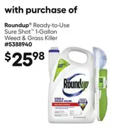 Lowe's Roundup Ready-to-Use Sure Shot 1-Gallon Weed & Grass Killer offer