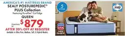 Boscov's SEALY POSTUREPEDIC PLUS Collection offer