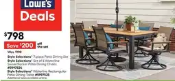 Lowe's 7-piece Patio Dining Set offer