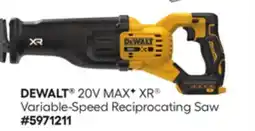 Lowe's 20V MAXF XR Variable-Speed Reciprocating Saw offer