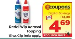 Weis Markets Reddi Wip Aerosol Topping offer