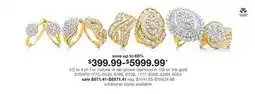 JC Penney 1/2 to 4 ct. t.w. natural or lab-grown diamond in 10k or 14k gold offer