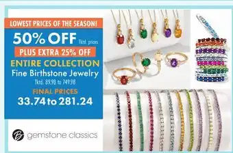 Boscov's Fine Birthstone Jewelry offer