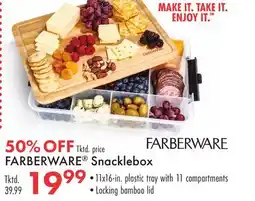 Boscov's FARBERWARE Snacklebox offer