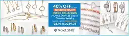 Boscov's NOVA STAR Lab Grown Diamond Jewelry offer