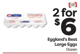 Weis Markets Eggland's Best Large Eggs offer