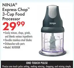 Boscov's NINJA Express Chop 3-Cup Food Processor offer