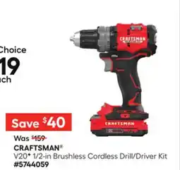 Lowe's V20F 1/2-in Brushless Cordless Drill/Driver Kit offer