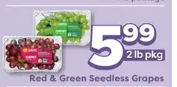 Weis Markets Red & Green Seedless Grapes offer