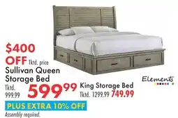 Boscov's Sullivan Queen Storage Bed offer