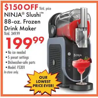 Boscov's NINJA Slushi 88-oz. Frozen Drink Maker offer
