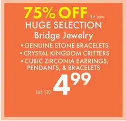 Boscov's HUGE SELECTION Bridge Jewelry offer