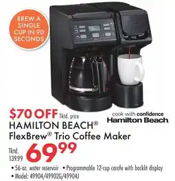 Boscov's HAMILTON BEACH FlexBrew Trio Coffee Maker offer