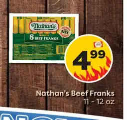 Weis Markets Nathan's Beef Franks offer