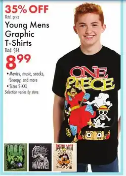 Boscov's Young Mens Graphic T-Shirts offer