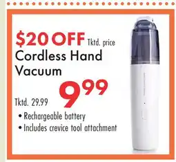 Boscov's Cordless Hand Vacuum offer