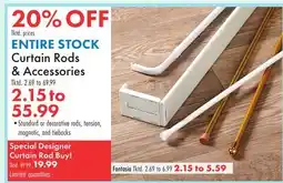 Boscov's Curtain Rods & Accessories offer