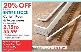 Boscov's Curtain Rods & Accessories offer