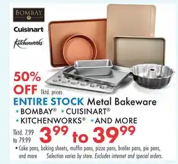 Boscov's ENTIRE STOCK Metal Bakeware offer