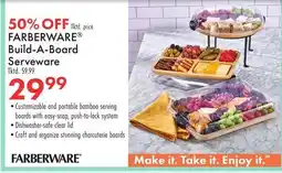 Boscov's FARBERWARE Build-A-Board Serveware offer