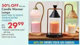 Boscov's Candle Warmer Lamps offer