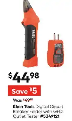 Lowe's Digital Circuit Breaker Finder with GFCI Outlet Tester offer