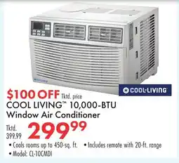 Boscov's COOL LIVING 10, 000-BTU Window Air Conditioner offer