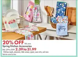 Boscov's Spring Kitchen Accessories offer