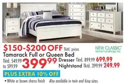 Boscov's Tamarack Full or Queen Bed offer
