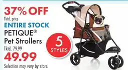 Boscov's ENTIRE STOCK PETIQUE Pet Strollers offer