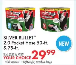 Boscov's SILVER BULLET 2.0 Pocket Hose 50 ft. & 75-ft offer