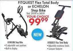 Boscov's FITQUEST Flex Total Body or ECHELON Step Bike offer