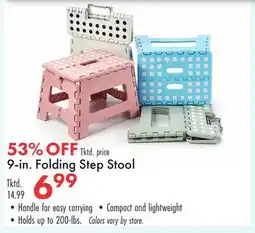 Boscov's 9-in. Folding Step Stool offer