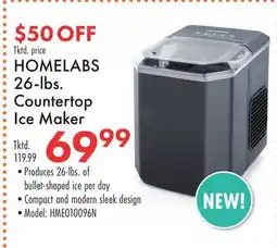 Boscov's HOMELABS 26-lbs. Countertop Ice Maker offer
