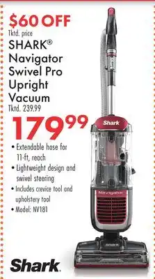 Boscov's SHARK Navigator Swivel Pro Upright Vacuum offer