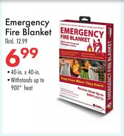 Boscov's Emergency Fire Blanket offer