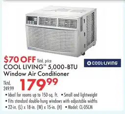 Boscov's COOL LIVING 5, 000-BTU Window Air Conditioner offer