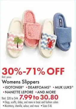 Boscov's Womens Slippers offer
